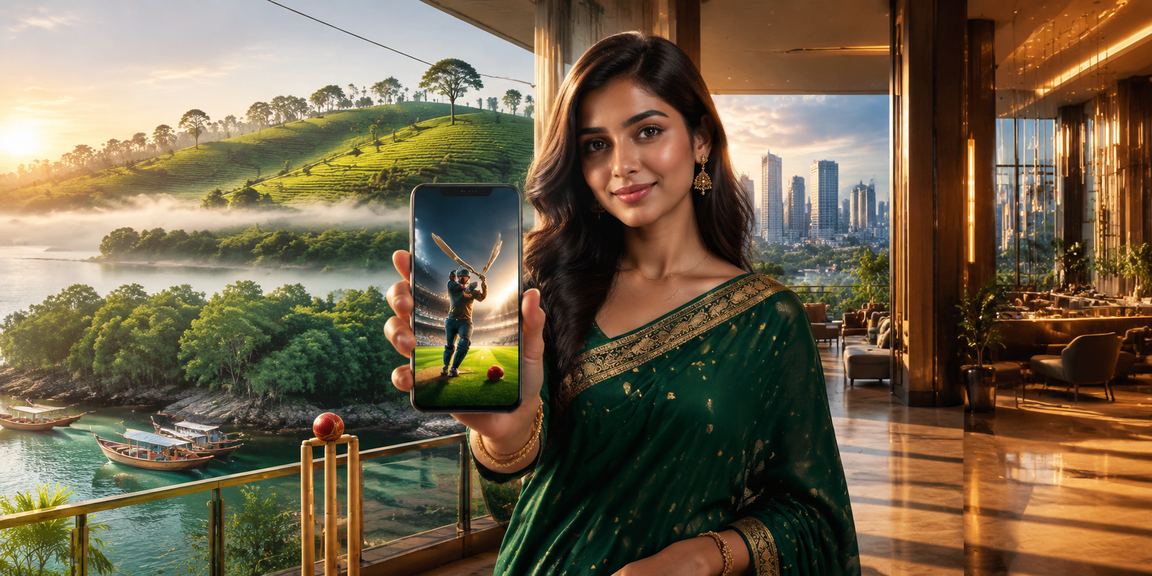 সিলেটের চা বাগানে ক্রিকেট বেটিং সময়ে 7u7 ভাউচার ব্যবহারের দৃশ্য
